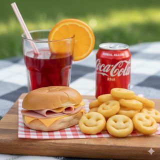 Mini panino prosciutto cotto/crudo e formaggio