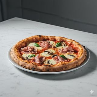Prosciutto e funghi