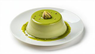 Medaglione con crema di pistacchio