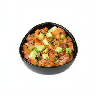 Chirashi tarta pollo aguacate