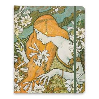 Agenda Kokonote 17 Meses 2025/2026 Semana Vista Idole Art Nouveau - 8435747816232