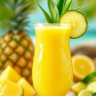 Smothie de piña y papaya