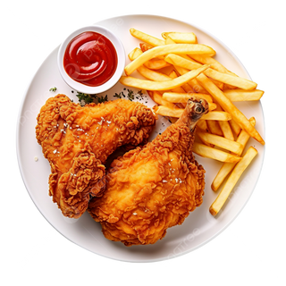 Menú Pollo Frito (12 Pzs.)