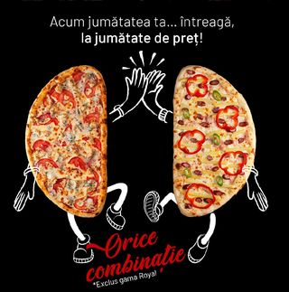50% reducere - Acum Jumatatea ta ...intreaga, la jumatate de pret!
