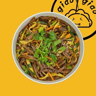 Manzo in salsa agrodolce piccante