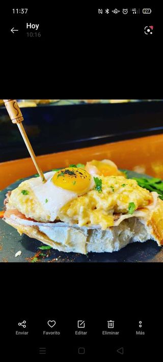 Pincho De Patatas Chorreadas 