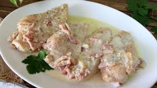 Pechuga de pollo a la carbonara