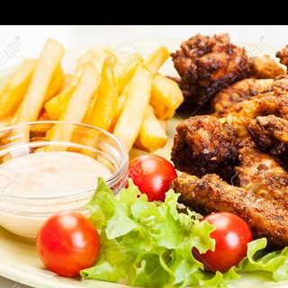 plato alitas de pollo 6uds)