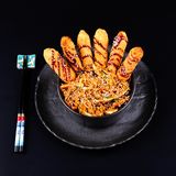 ბრინჯი ხრაშუნა ორაგულით