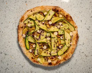 Porri, patate e zucchine marinate