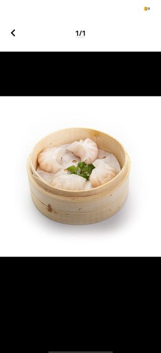 8 Ebi gyoza ripieno di gamberi al vapore