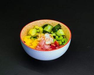 Poke bowl de gambas