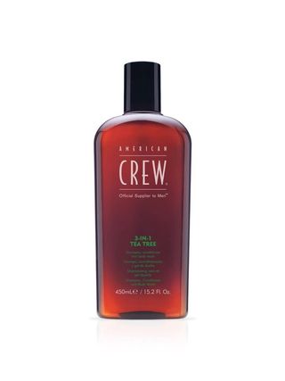 Шампоан, душ гел балсам за коса American Crew 3-in-1 Tea Tree (400мл)