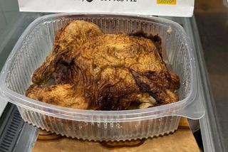 Pollo asado al horno