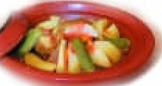 Tajin di vitello con verdure