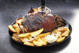 Pečena butkica komplet obrok