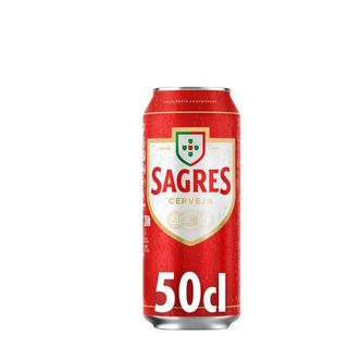 Cerveja Com Álcool Sagres Lata 50 cl