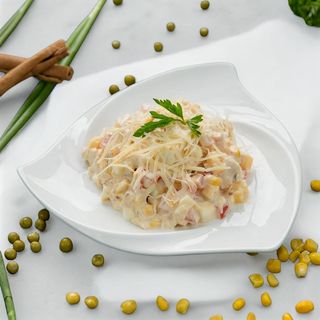 Салат с копченой курицей