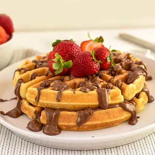 Waffles Con Nutella (2 Uds.)