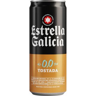 Cerveza Estrella De Galicia 0.0 % Tostada Sin Alcohol (330 Ml.)