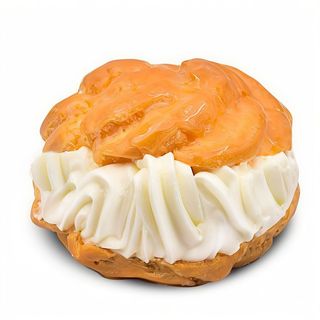 Choux caramellato a panna
