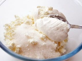  Творог со сметаной