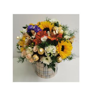 Flowerbox / Box kwiatowy „Słońce”