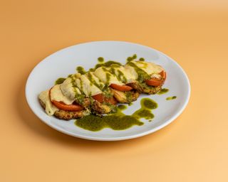 Оладки з кабачків з томатами та сиром (300г)