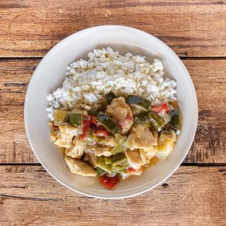 Pollo Al Horno Con Verduras Y Salsa De Ratafia 