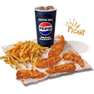 5 pc. Spicy Chicken Tenders Large Meal