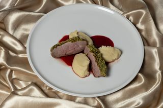 Piept de rata & sos de zmeura