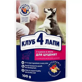 К4Л Пауч курка в соусі для цуценят 100 г