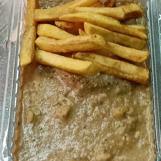 Lomo en salsa de almendras 