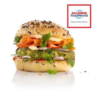 Green vegan burger