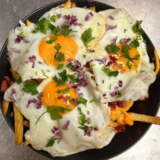 Ovos Rotos com Bacon