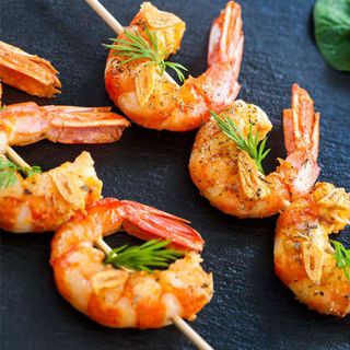 120. Pincho De Gambas (3 Uds.)