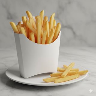 Ración de patatas fritas