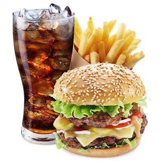 Burger With Soda