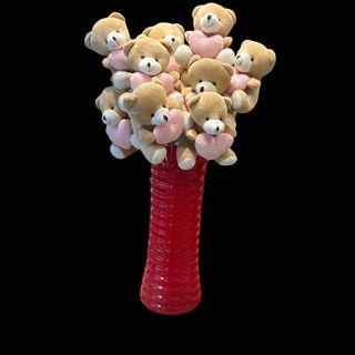 Ursulet cu inimioara roz