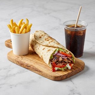 Piadina kebab menù