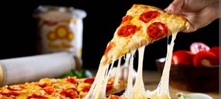 Pizza burrata pequeña 