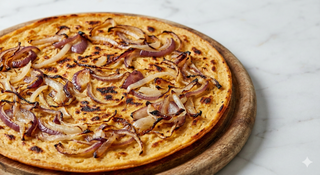 Farinata con cipolla