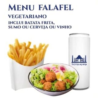 Menu Prato falafel