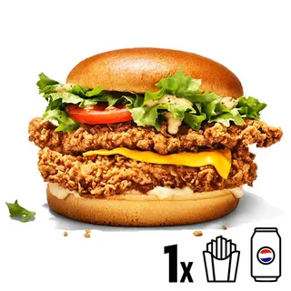Menu Double Colonel's Burger