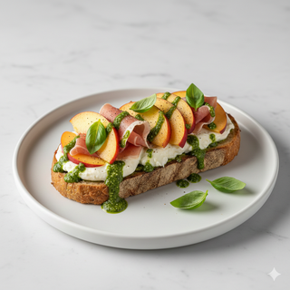 Tostada Parma & Burrata