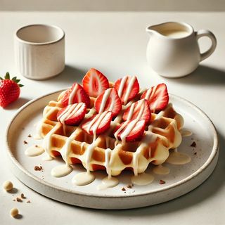 Гофрета с бял шоколад и ягоди (400г)