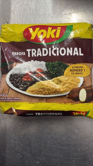 Farofa  tradizionale di mandioca, yoki 400 g