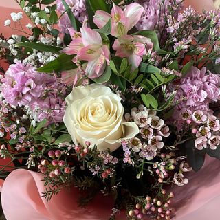 Ramo en tonos suaves