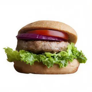 Menú De Hamburguesa De Ternera