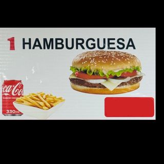 Menú Hamburguesa
